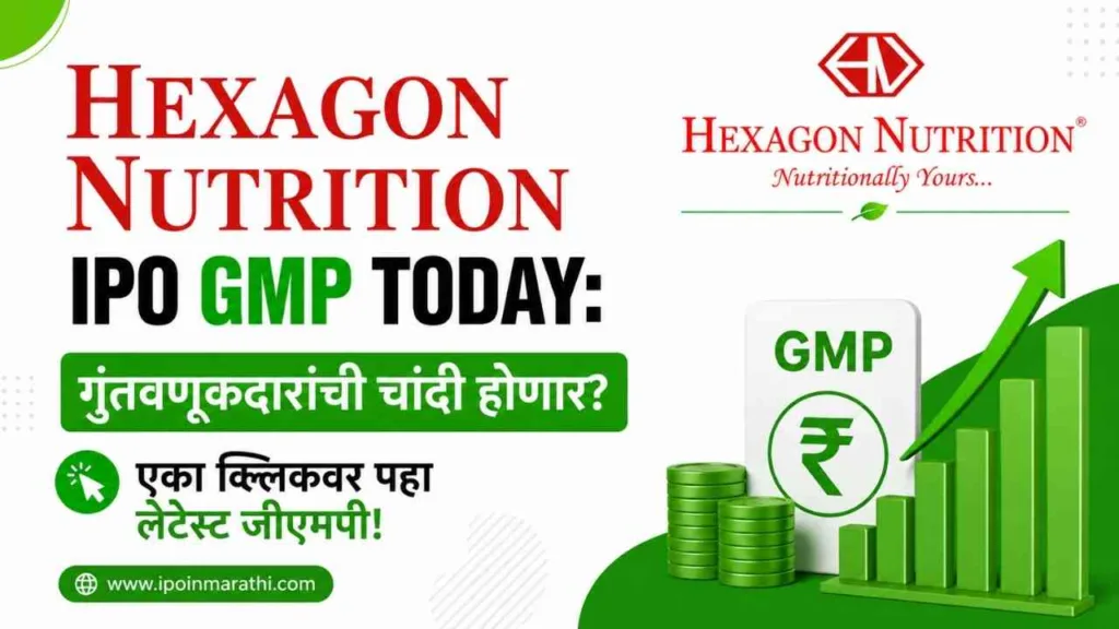 Hexagon Nutrition IPO GMP Today in marathi